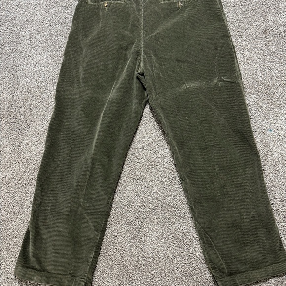 Vintage Eddie Bauer Corturoy Drk Green Pants - Picture 2 of 3